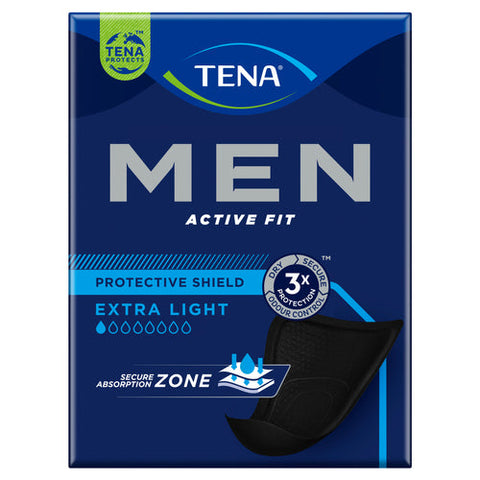 tena men Active Fit protective shield 14 pack