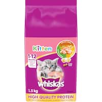 whiskas kitten dry cat food  1.5kg