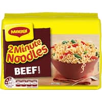 maggi 2 minute instant noodles multi pack beef 5pk