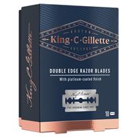 king c. gillette double edge safety razor blades 10 pack