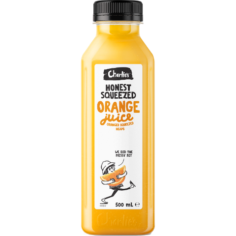 Charlie's Honest Squeezed Orange Juice 500ml