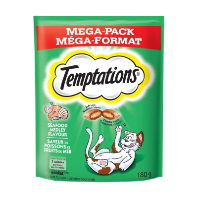 Whiskas Temptations Seafood Medley Treats For Cats 180g