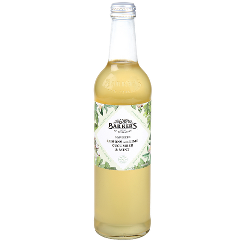 Barker's Squeezed Lemons With Lime Cucumber & Mint Fruit Syrup 500ml