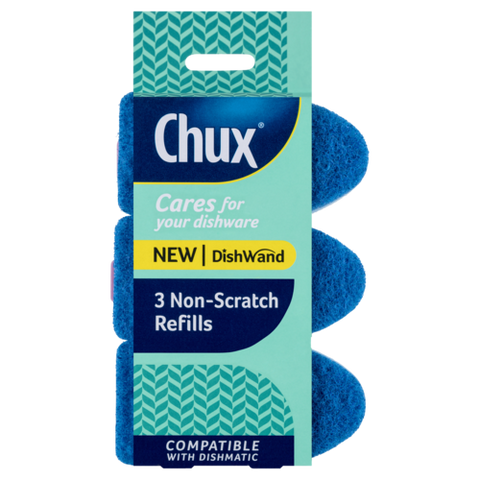Chux Non-Scratch Dishwand Refill 3pk