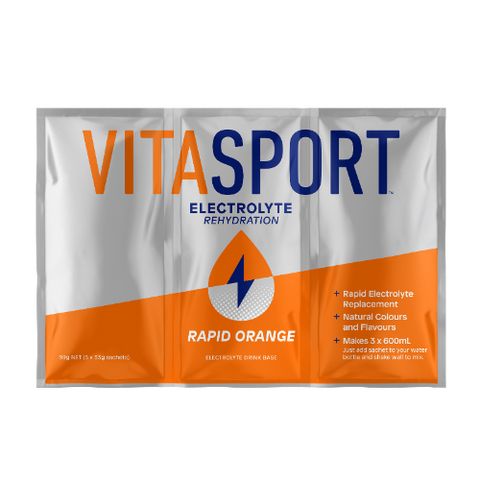 Vitasport Electrolyte Rehydration Rapid Orange Electrolyte Drink Base 99g