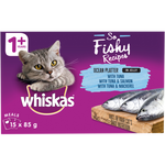 Whiskas So Fishy Recipes Ocean Platter In Jelly Wet Cat Food Pouches 15pk