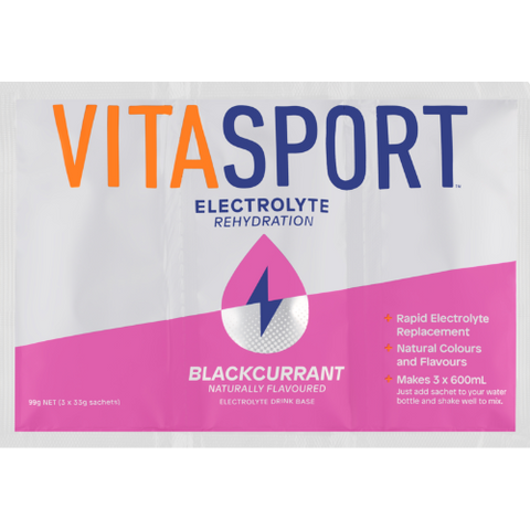 Vitasport Electrolyte Rehydration Blackcurrant Electrolyte Drink Base 99g