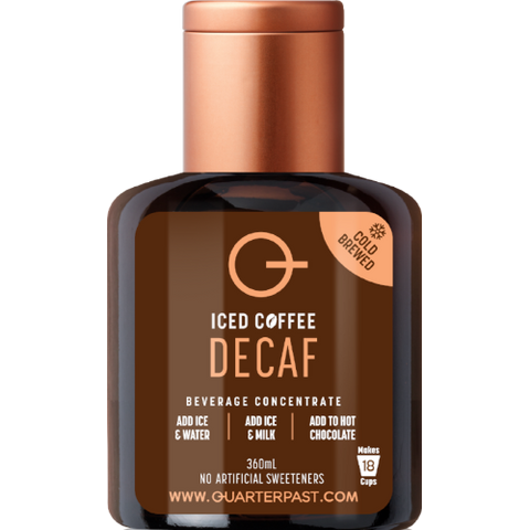 Quarterpast Iced Coffee Decaf Beverage Concentrate 360ml