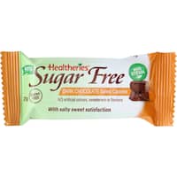 healtheries chocolate bar salted caramel sugar free 21g