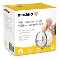 medela breastmilk collection shells 2 pack