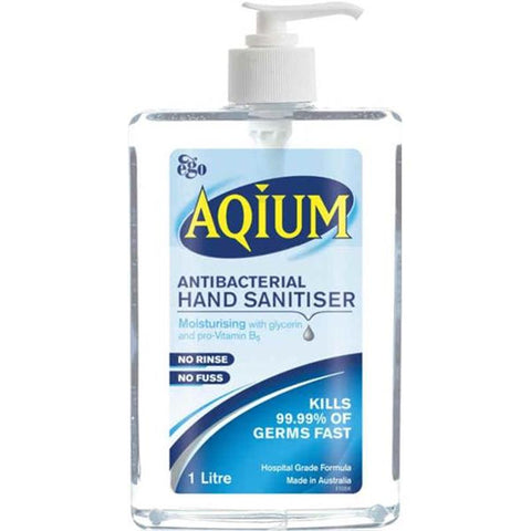 Aqium Anti-Bacterial Hand Sanitiser 1L