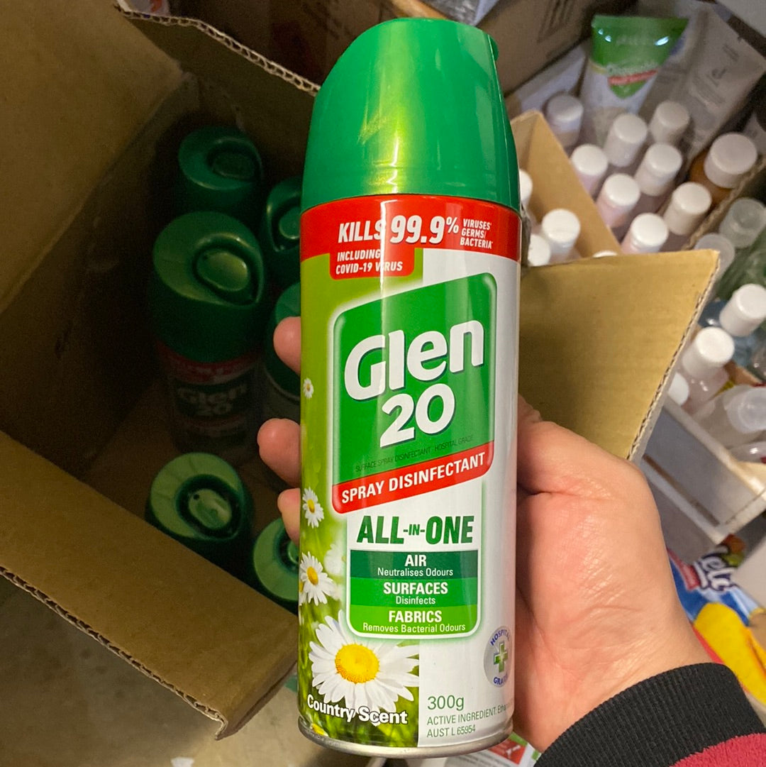 Glen 20 Disinfectant Spray Surface Country Scent 300g HORO.co.nz