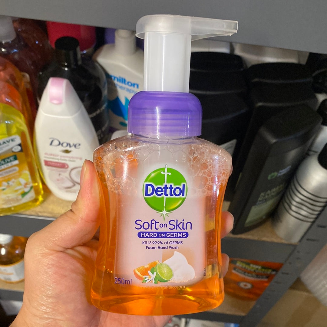 Dettol Foam Hand Wash Lime and Orange Blossom 250ml HORO.co.nz