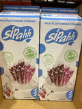 SIPAHH MILK FLAVOUR STRAWS 40CT
