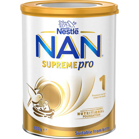 nestle nan supreme starter from birth formula stage 1 800g