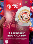 greggs cafe gold coffee mix raspberry mochaccino 200g 10 sachets