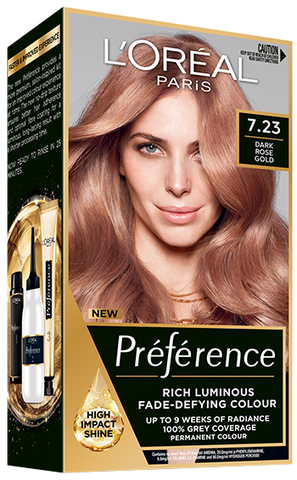 L'Oreal Paris Preference Dark Rose Gold 7.23