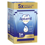 aptamil gold+ 1 powder sachets baby infant formula from birth to 6 months 5pk