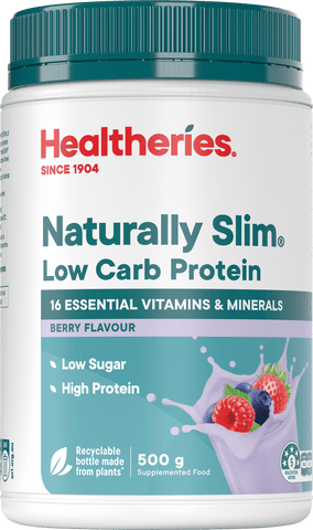 healtheries naturally slim nutrition formula berry 500g