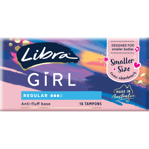 Libra Girl Regular Tampons 16pk