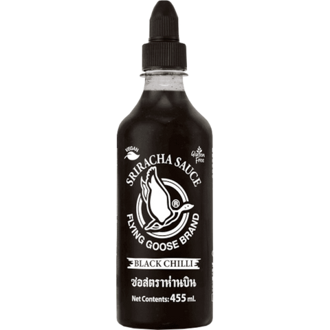 flying goose sriracha sauce black 455mL