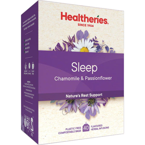 healtheries herbal tea sleep support 40ea