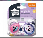 tommee tippee closer to nature any time soothers 6-18 months girl