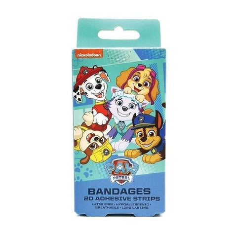 paw patrol kids bandages 20 pack