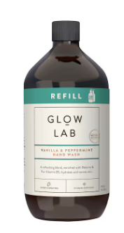 glow lab hand wash refill Vanilla Peppermint 900ml