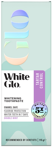 white glo whitening toothpaste tartar Control 115g