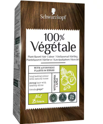 Schwarzkopf 100% Vegetale Plant Based Hair Colour Nut Brown Each