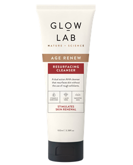 glow lab age renew facial cleanser resurfacing 100mL