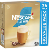 nescafe cafe menu coffee mix flat white 26pk