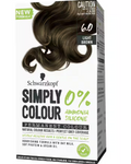 schwarzkopf simply color permanent hair colour light brown 6.0 1pk
