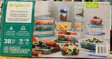Snapware Plastic Food Storage 38 Piece Set