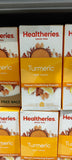 healtheries herbal tea turmeric 20pk