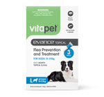 vitapet evance flea treatment prevention dog 10 - 25kg 3pk