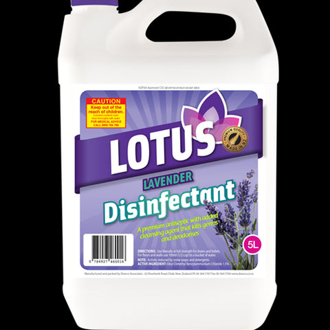 NZ Made Disinfectant Liquid with Lavender 5 Litre