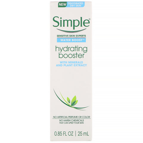Simple Water Boost Hydrating Booster Sensitive Skin