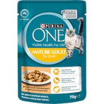 purina one cat food mature adult 7+ 70g