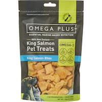 omega plus cat treats king salmon bites 100g