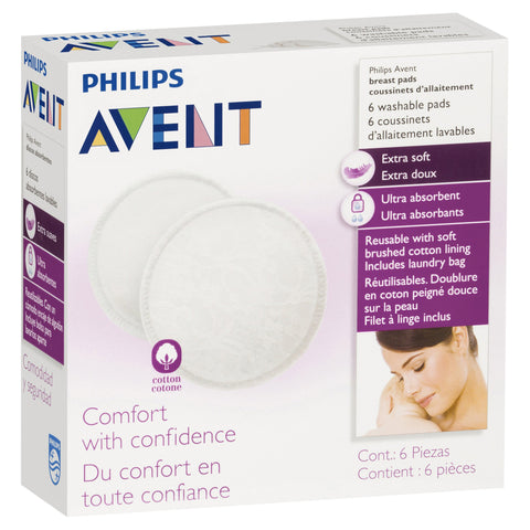 Philips Avent Washable Breast Pads 6 Pack