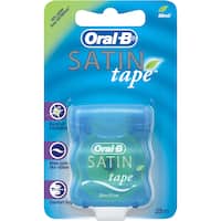oral b dental floss satin mint tape 25m