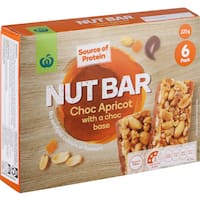 countdown muesli bars choc apricot with choco base 6pk