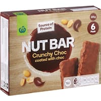 countdown muesli bars chunchy choc coated with choco 6pk