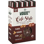 vogels cafe style keto friendly muesli toasted peanut, coconut, cacao 400g