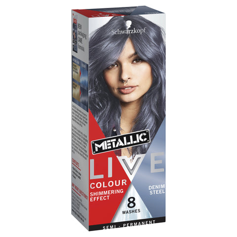 Schwarzkopf Live Colour Metallic Denim Steel 75ml