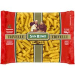 san remo pasta spirals trivelle 500g