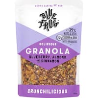 blue frog granola blueberry almond cinnamon 350g