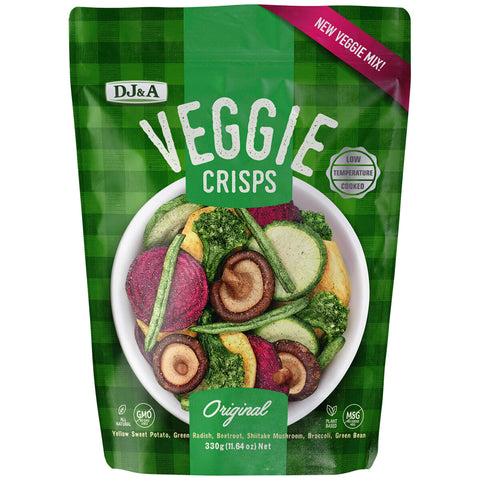 DJ&A Viggie Crisps Mixed Vegetables 330g
